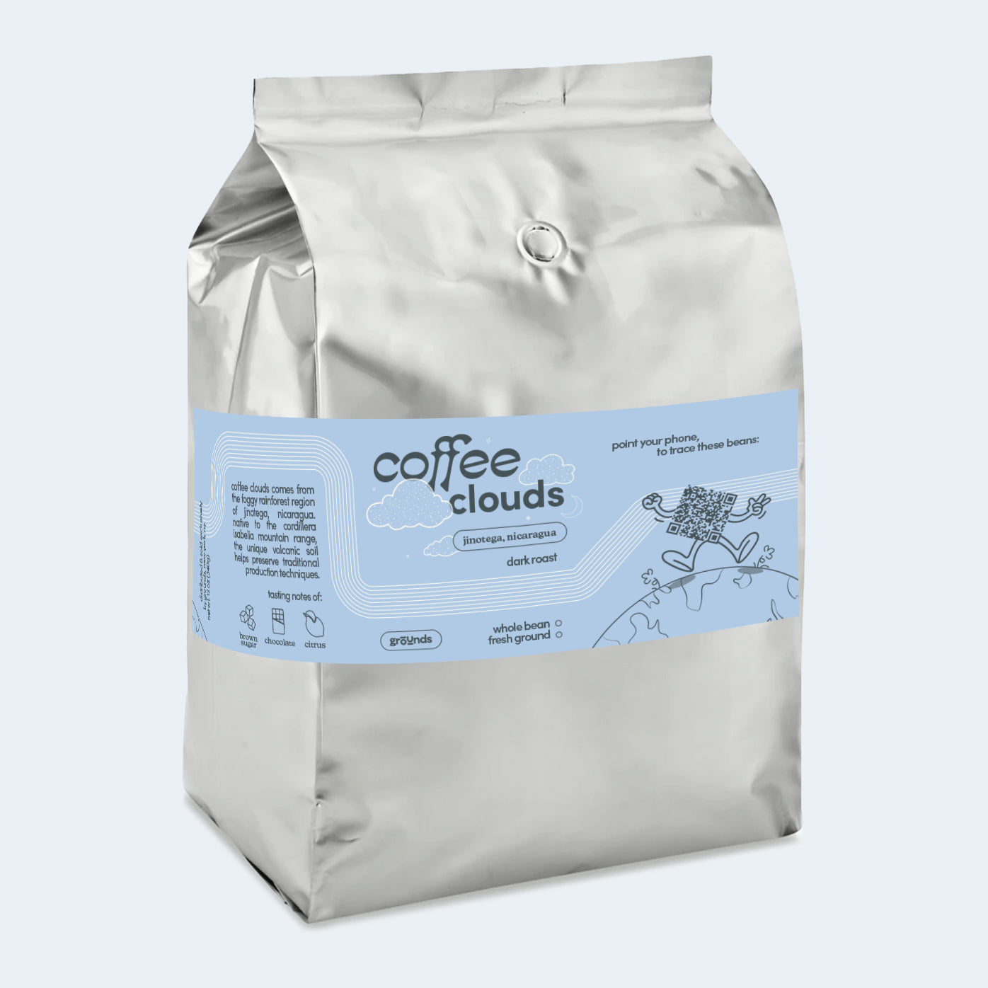 5lb of coffee clouds